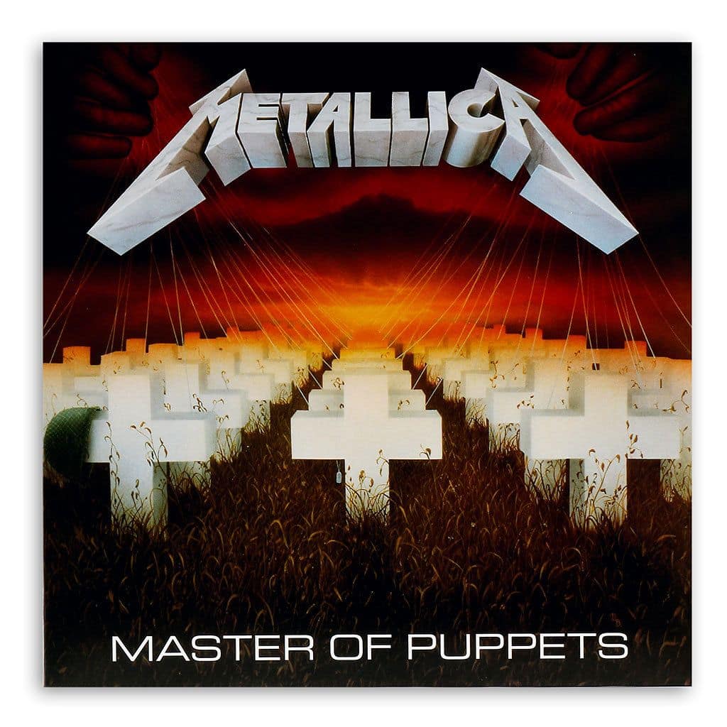 Album zespołu Metallica zatytułowany "Master of Puppets".