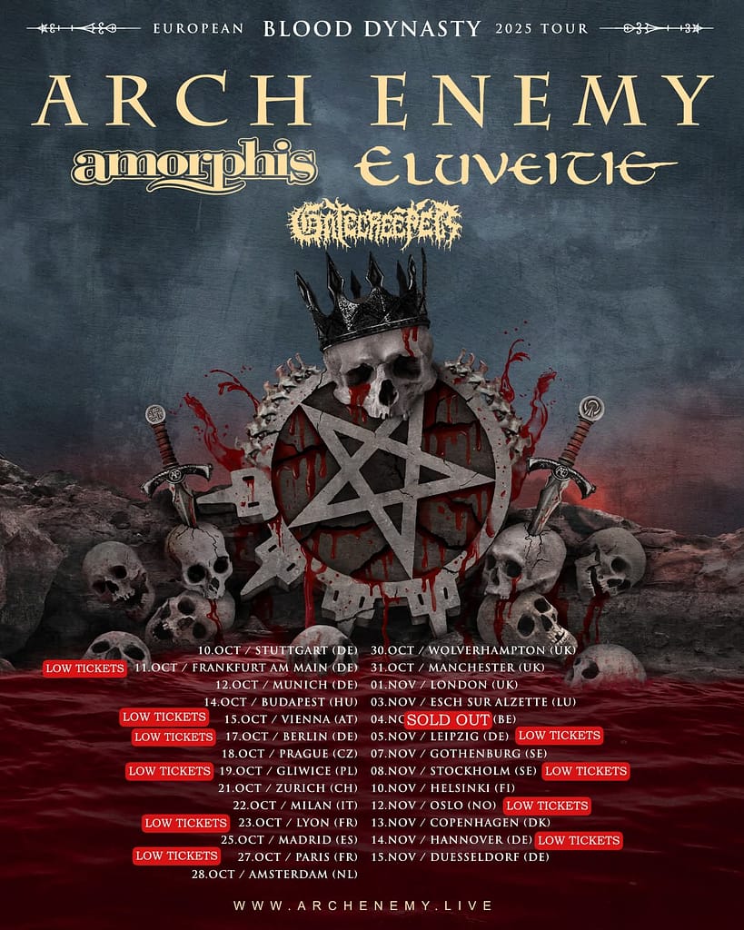 Arch Enemy wyprzedali koncert w Brukseli!