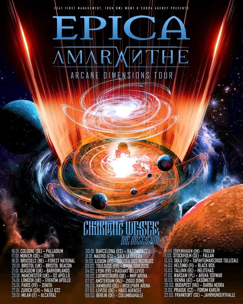 Epica w styczniu rusza w trasę koncertową!