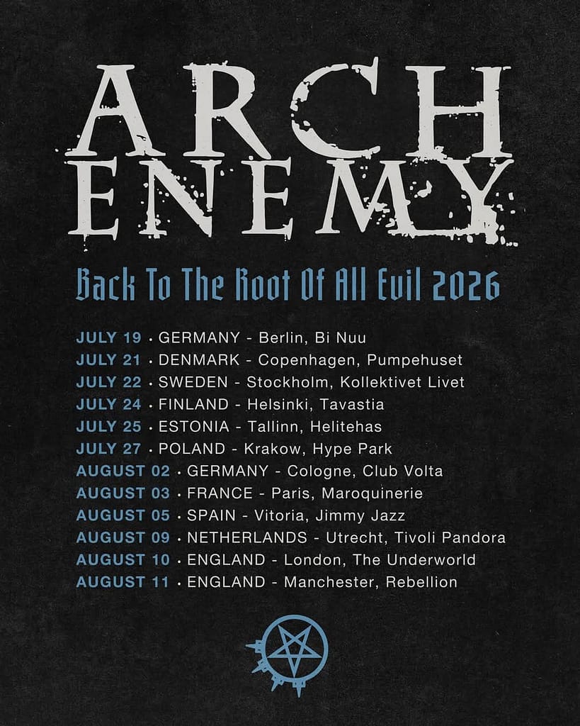 Arch Enemy Trasa Koncertowa
