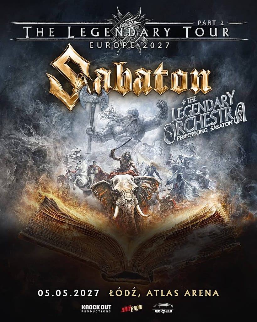 Sabaton zagra w Polsce w 2027 roku!